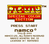 Pac-Man & Pac-Attack Title Screen